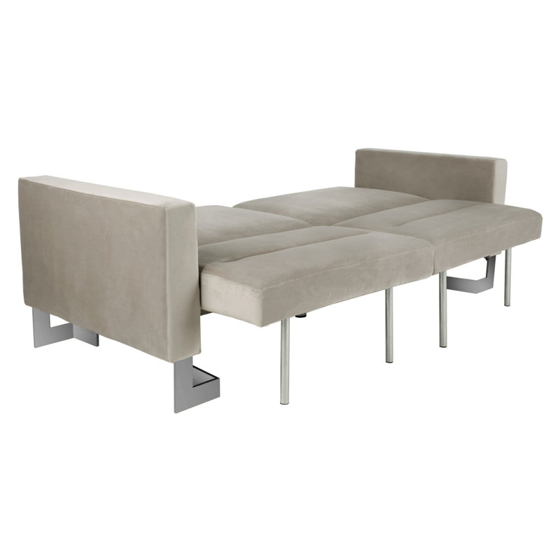 Canapé convertible Hayasdan, Gris / Argent