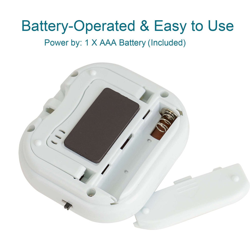 Paquet de 2 minuteries de cuisine numériques à alarme magnétique