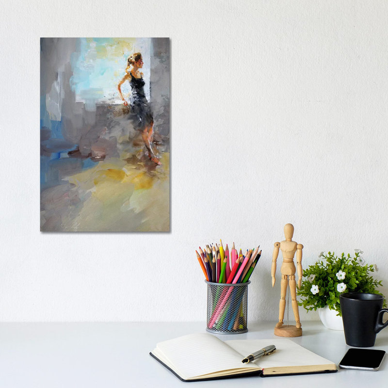 Expectation by Igor Zhuk - Wrapped Canvas Painting, 20.32 cm H x 30.48 cm W