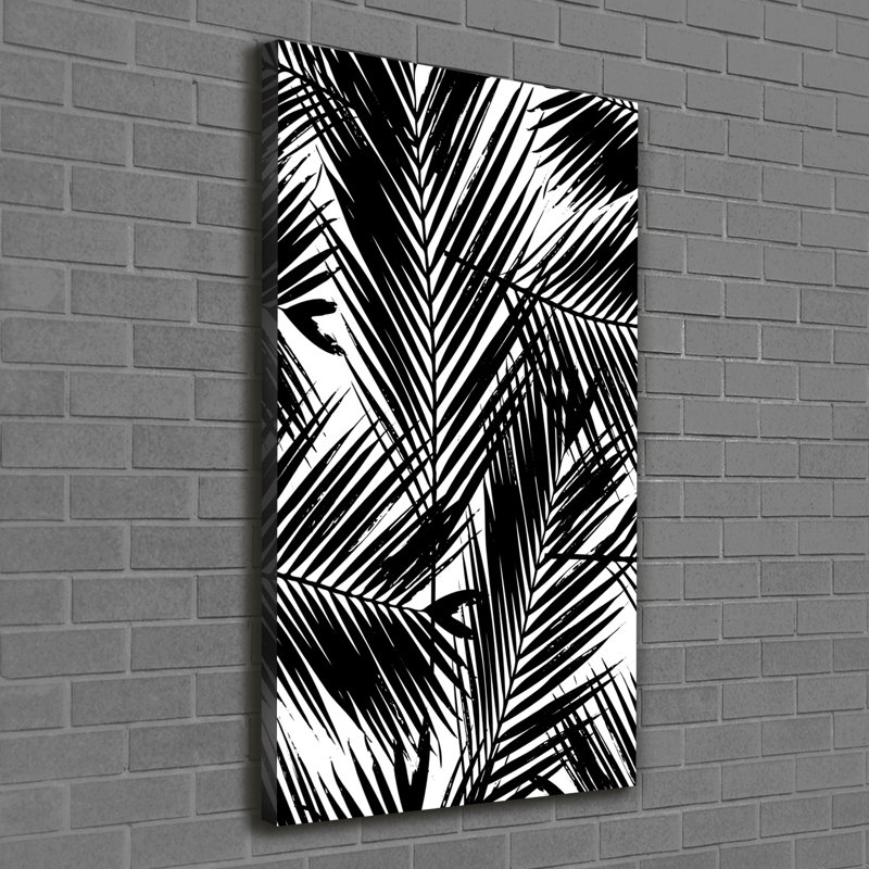 Leaves Of Palm - Wrapped Canvas Print