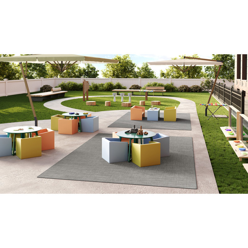 Tapis intérieur / extérieur Walk In The Park, Rectangle 7 pi 8 po x 11 po