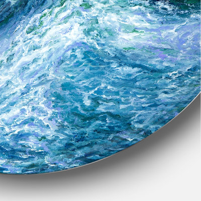" Waves Breaking During Wild Ocean Tide "
