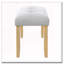 Banc rembourré moderne capitonné