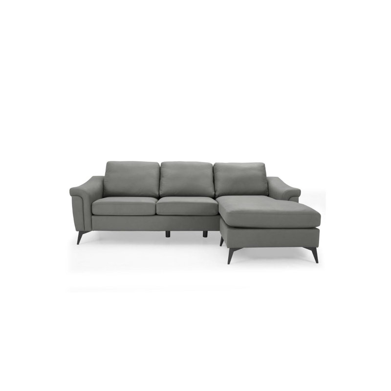 Edgao 3 Seater Sofa & Chaise, Grey