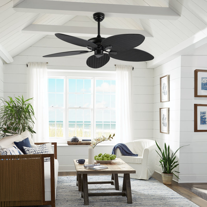 Crellin 52'' Ceiling Fan, Black
