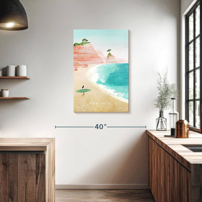 Affiche de voyage rétro Aime Portugal, H 36 po x l 24 po
