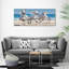 White Horses Beach - No Frame Print on Canvas