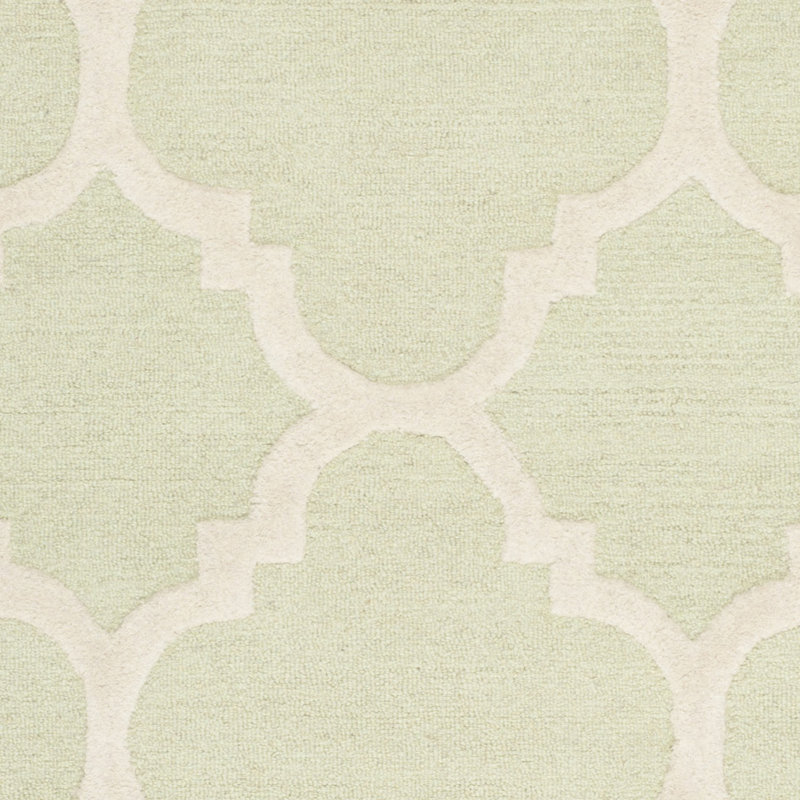 Cannen Hand Tufted Wool Geometric Rug, Rectangle 5' x 8'