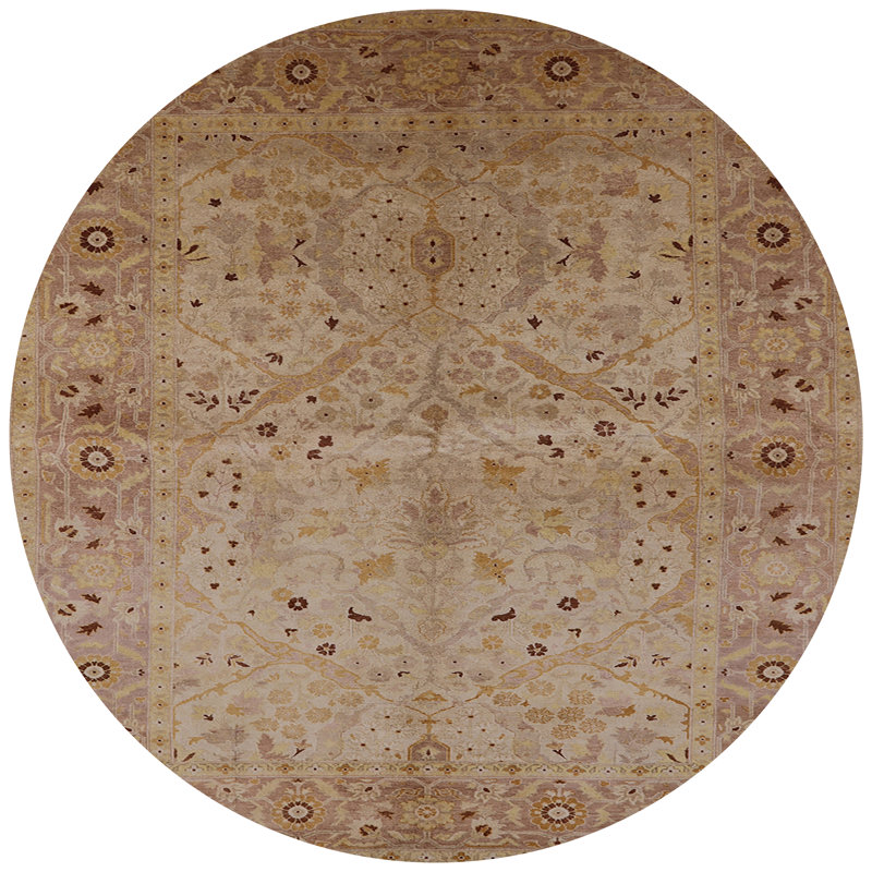 Regnwald Oriental Indoor Rug, Round 8'