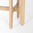 Peach Oval Solid Wood Writing Desk