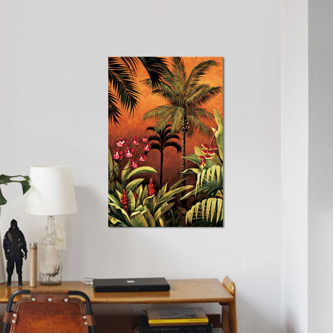 « ubud i », reproduction d’art sur toile, H 12 po x l 8 po x P 0,75 po, Toile tendue