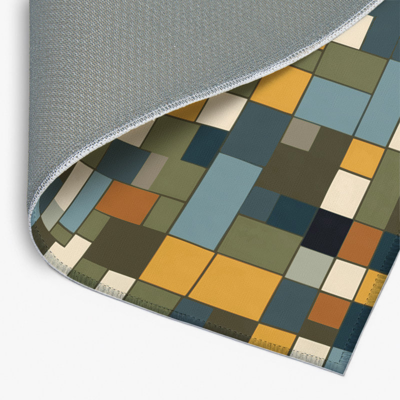 Tapis intérieur et extérieur Tilé, Rectangulaire 8 pi x 10 pi