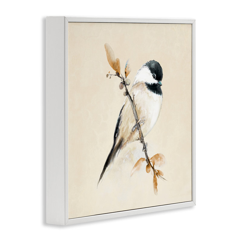 Giclée encadrée, dessin par Diannart, Giclée encadrée blanc bord de mer, H 24 po x l 24 po