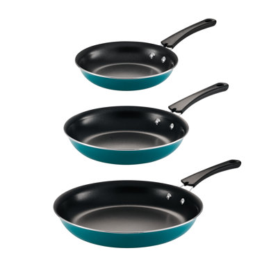 Ensemble de poêles à frire en porcelaine émaillée 3 pièces