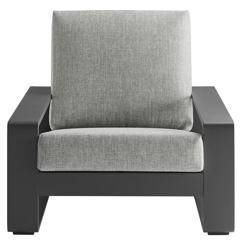 Ensemble de 2 fauteuils d'extérieur Lirienne, Gris clair