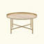 Table basse à plateau rond