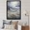 «Candra Desert Sandstorm Symphony Impasto», reproduction sur toile encadrée