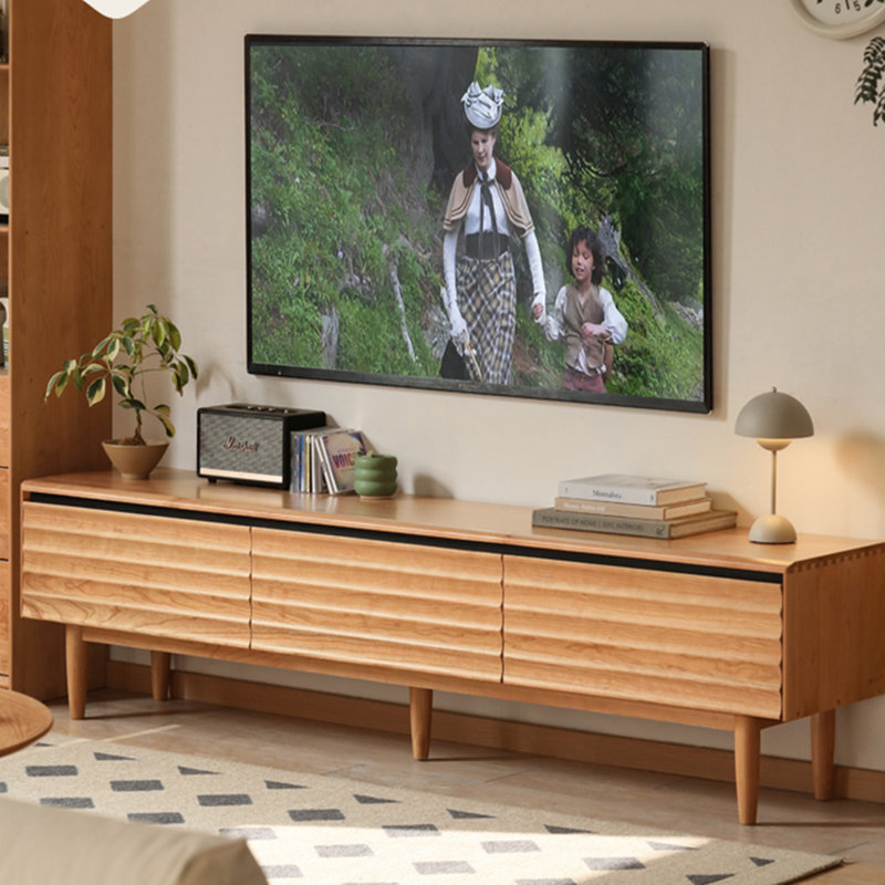 Meuble télé en bois massif Retro Home, 78.74"