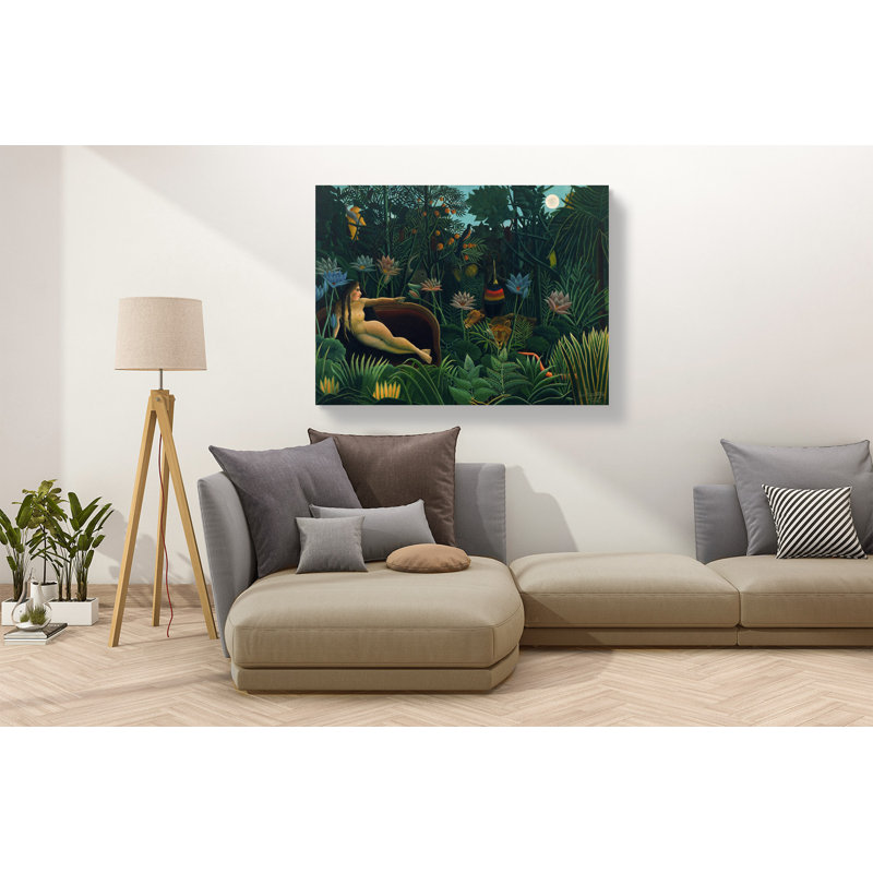 The Dream by Henri Rousseau - Wrapped Canvas Print, 90cm H x 120cm W x 4cm D