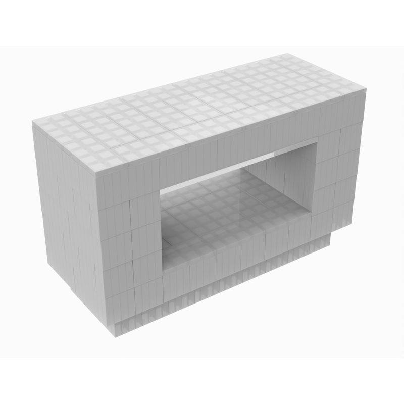 Table de réunion EverBlock, Translucide