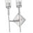 Granton 23.75 inch Brushed Nickel 2 Light Wall Sconce-123223004