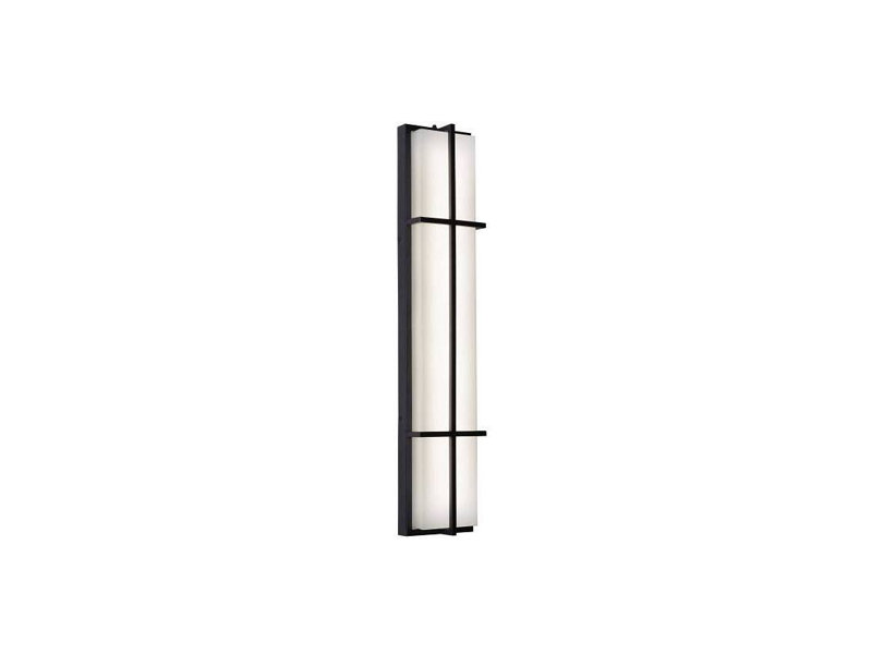 B129E9220F4F4289BDC7BA1972056708 Applique extérieure DEL August 91 cm (36 po), noire, 120-277 V, 30/35/40 K, Noir