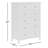 Renee 40" W 5-Drawer Solid and Manufactured Wood Chest-1982473580