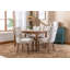 Ensemble de chaises de salle à manger rembourrées en bois massif haut de gamme avec garniture cloutée et dossier haut ergonomique.-984066656-984066662
