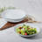 Fitz and Floyd Everyday White Beaded Coupe Salad Plate, Set of 4
