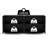 4-Door Modern Black Sideboard