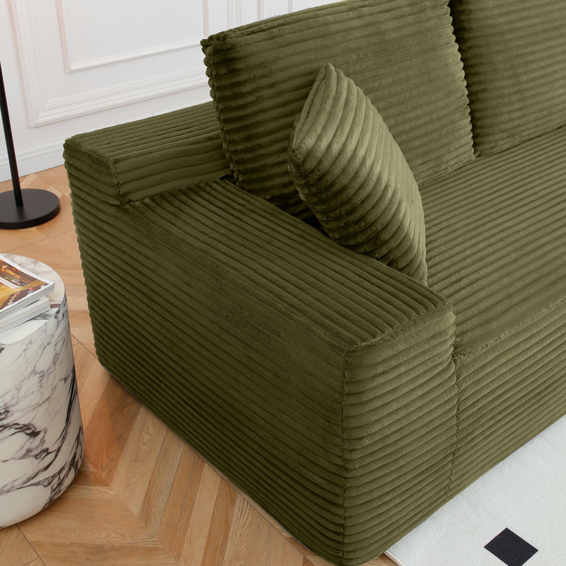 Canapé modulaire surdimensionné avec rangement USB