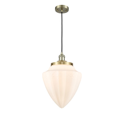 Luminaire suspendu simple à 1 lumière