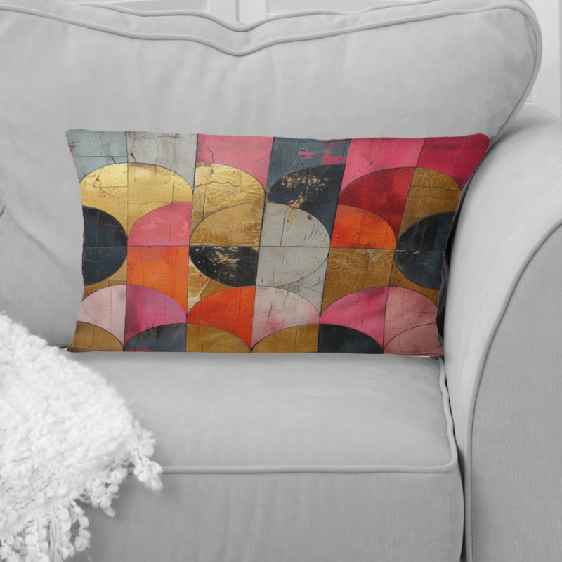 Coussin lombaire rétro Mid-Century