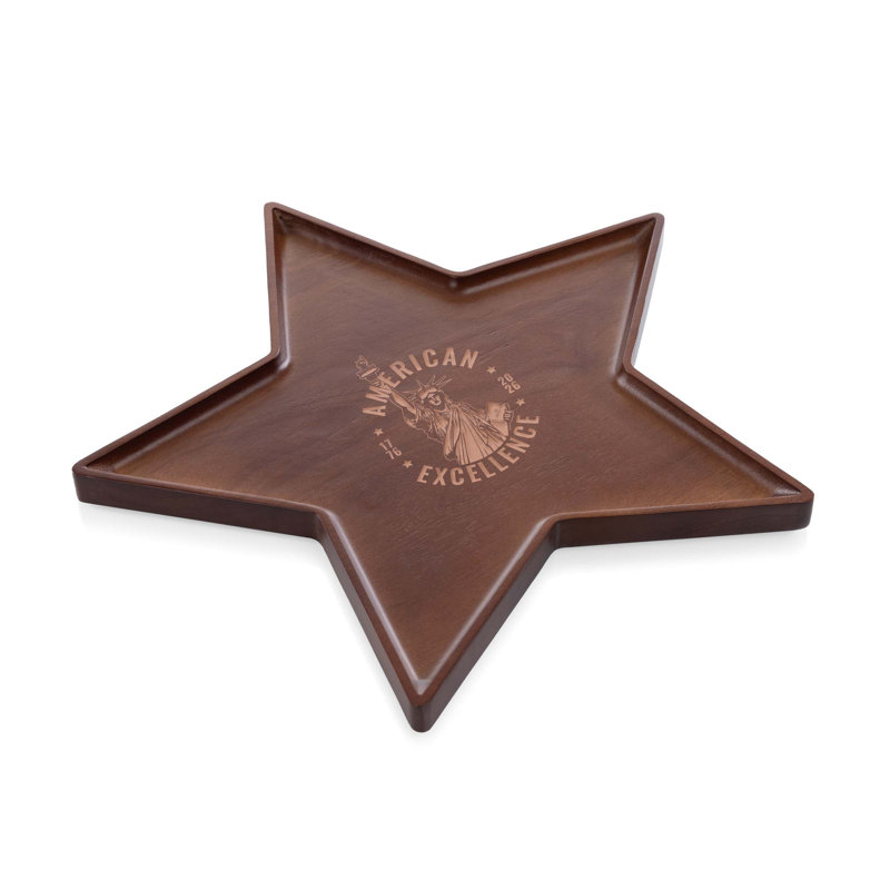 America250 Liberty Star Shaped Serving Tray