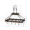 Rectangular Hammered Pot Rack