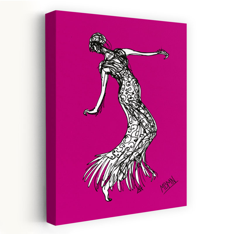 Art contemporain, art mural contemporain, H 18 po x l 12 po