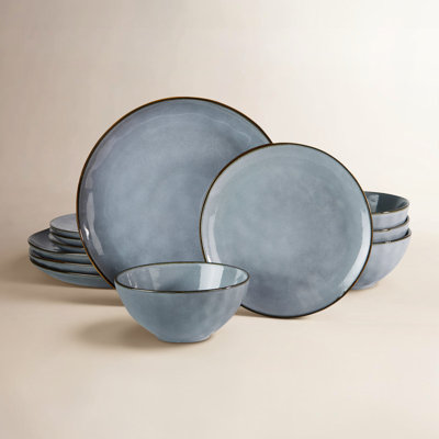 Leny Stoneware Dinnerware Set - Service for 4