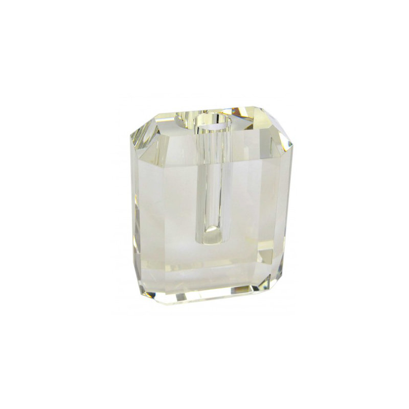 Faceted Glass Table Vase, Medium