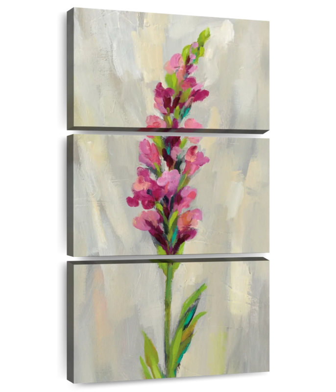 Single Stem Flower VII, 32" H x 15" W