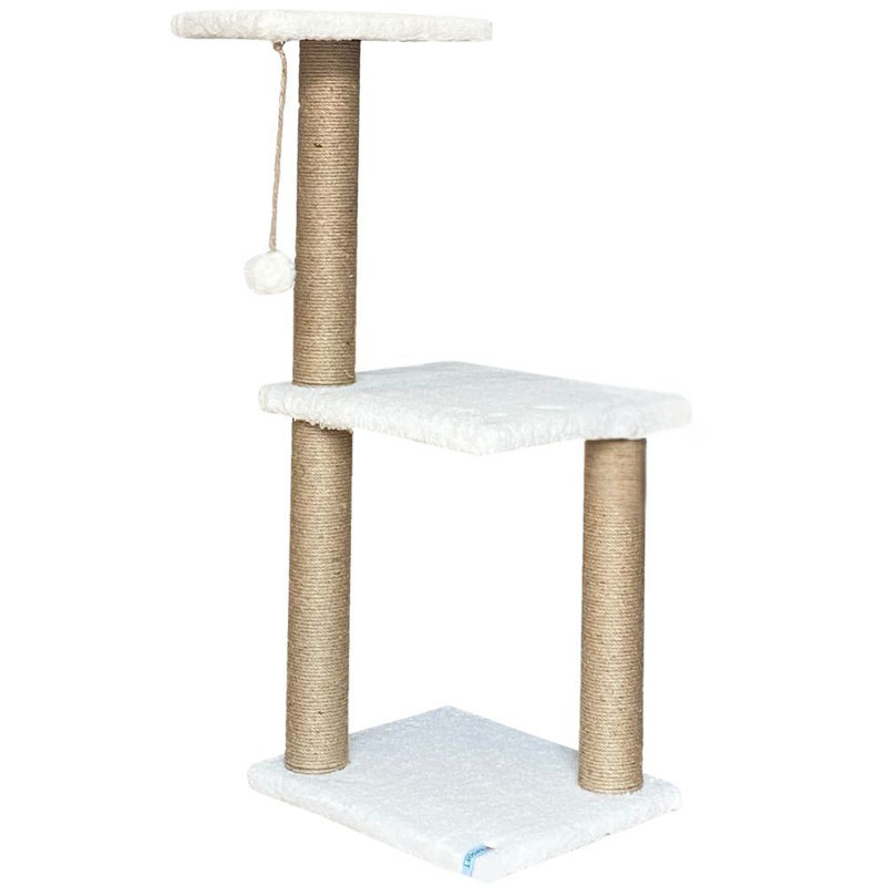 Grattoir pour chat, Blanc
