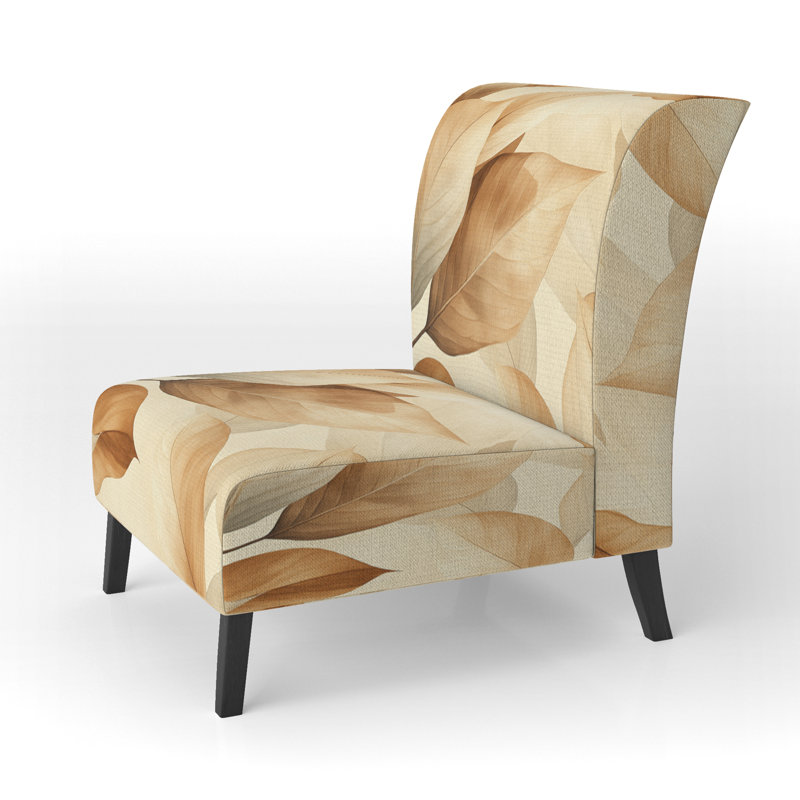 Fauteuil de chambre Leaves, Pantoufle sans accoudoirs