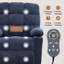 Fauteuil inclinable électrique à massage thermique avec fauteuil à bascule et pivotant en tissu pour le salon