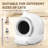 White Smart Self-Cleaning Cat Litter Boxes, Automatic Litter Box with App Control