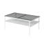 Table basse en verre durable - Design moderne, pieds de support en métal et panneau inférieur en MDF de haute qualité-287248529