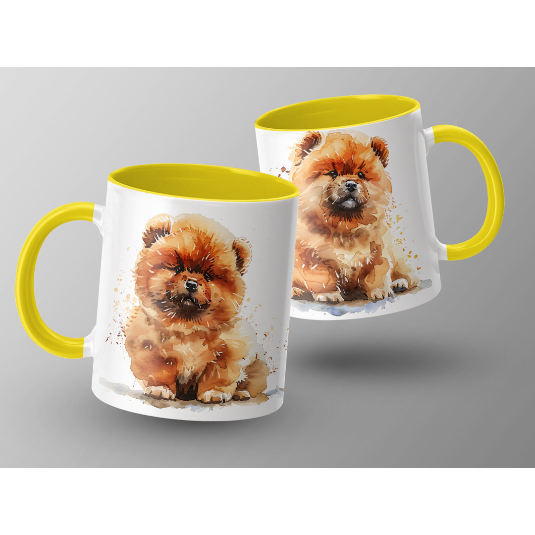Watercolor Chow Chow Design 11oz Coffee Mug
