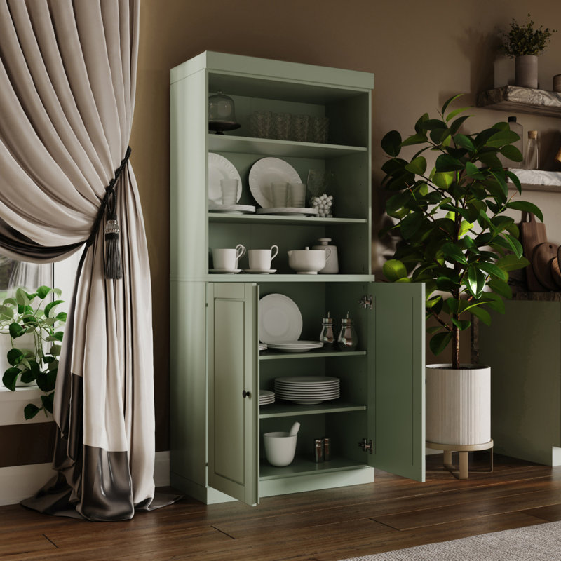 Garde-manger 100% bois massif Bryani Palace Imports, Sauge