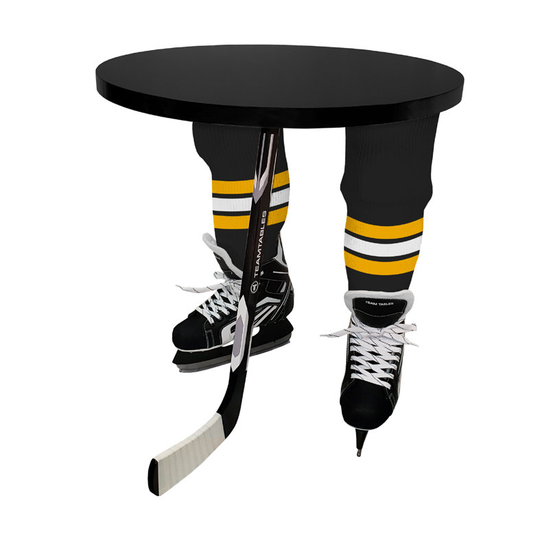 Table de bout à 3 pieds, Noir, Noir, Bruins de Boston