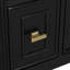 Meuble-lavabo 24 po avec lavabo, armoire en bois massif et panneau de fibres à densité moyenne avec un tiroir rabattable, deux tiroirs standard et une tablette réglable, meuble-lavabo autoportant pour le rangement de la salle de bain-130940350