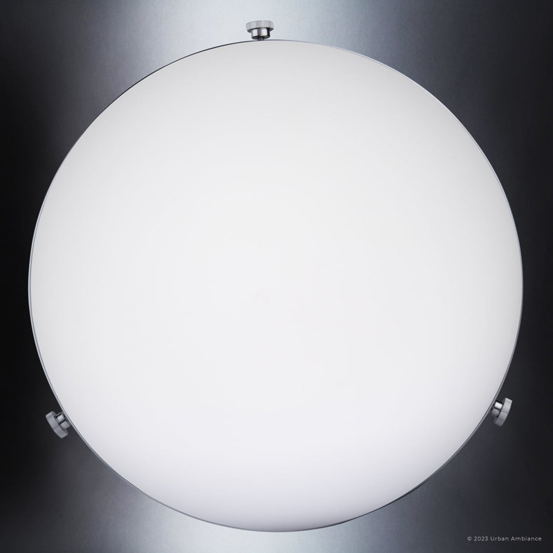 Luminaire suspendu sphère 2 lumières Valia, Chrome poli