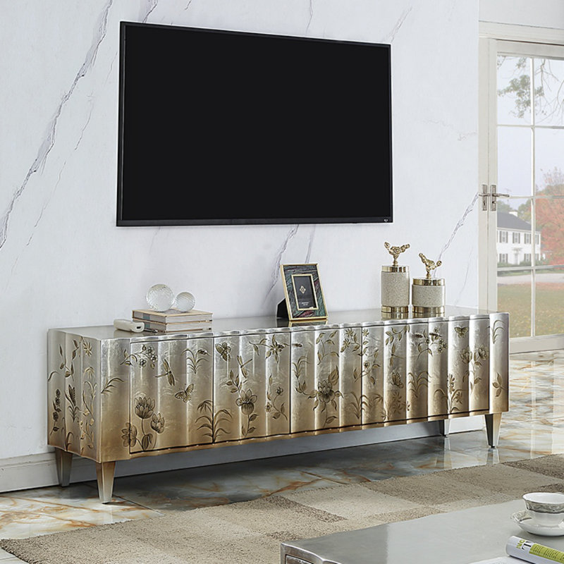 Meuble télé Modern Creative, H 23,62 po x L 15,75 po x l 78,74 po
